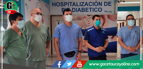 EsSalud Ucayali implementa servicio de hospitalización de pie diabético