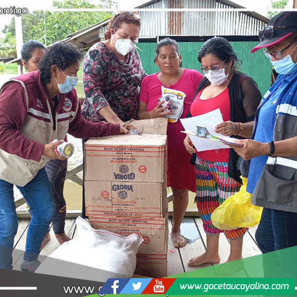 Continúa el reparto en caseríos y asentamientos humanos en Yarinacocha