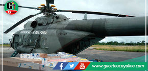 Qali Warma en acción conjunta con la FAP trasladan más de 12 toneladas de alimentos para escolares de Yurua