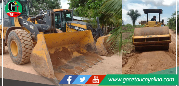 Municipalidad de Yarinacocha cuenta con importante equipo de maquinaria pesada