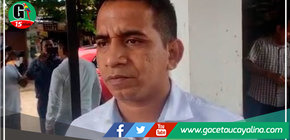 Congresista Elvis Vergara Mendoza supervisó obra de agua y desagüe en el distrito de Irazola