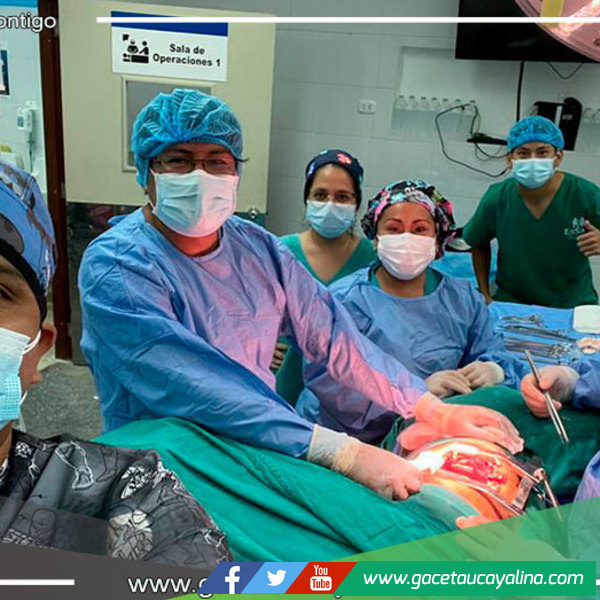EsSalud Ucayali realiza la primera cirugía de tórax para salvar la vida de agricultor