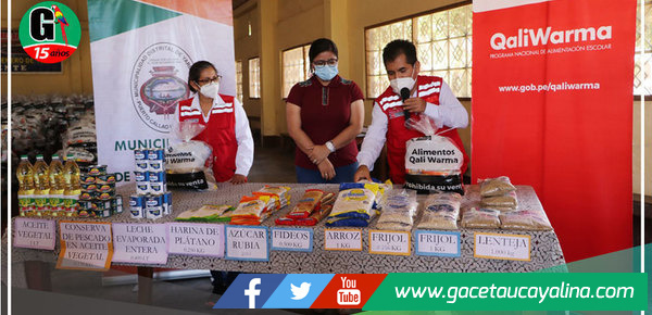 Ucayali: Qali Warma entregó más de 160 toneladas de alimentos a cinco municipios para ciudadanos en situación de vulnerabilidad 