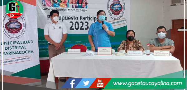 Alcaldesa inaugura el primer taller del Presupuesto Participativo 2023