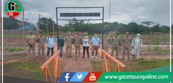 Instalan biohuerto en UMAR 6 en Purús 