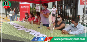 Semillas, abono y contenedores para reciclar entrega municipalidad de Yarinacocha