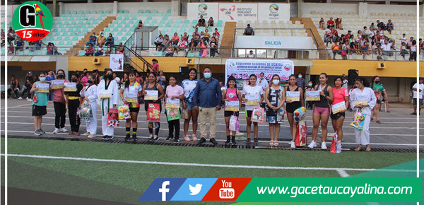 Reconocen a deportistas de Ucayali en el Día Internacional de la Mujer