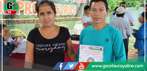 Vecinos del A.H. 6 de octubre en Manantay se alistan para recibir sus respectivos títulos de propiedad