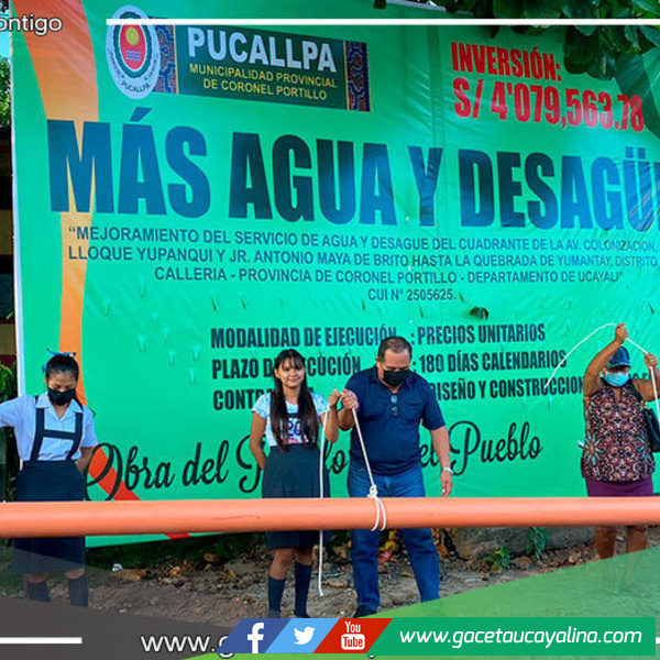 Inician cambio de redes de agua y desagüe en cuadrante desde Av. Colonización hasta Maya de Brito 