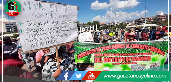 Continúa el paro regional por parte de las organizaciones en el Cusco 