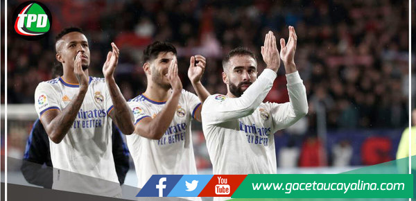 Real Madrid ganó 3-1 ante Osasuna y ya sueña con alzar la copa de LaLiga 