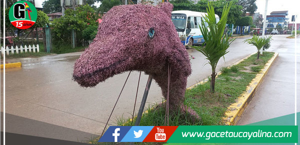 Municipalidad de Yarinacocha realiza mantenimiento a parque del A.H. Agustín Cauper