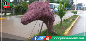 Municipalidad de Yarinacocha realiza mantenimiento a parque del A.H. Agustín Cauper