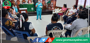 Capacitan a actores sociales de Yarinacocha para que aprenden a brindar información a las madres