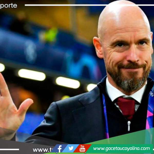 Erick ten Hag es nuevo entrenador del Manchester United a partir de julio