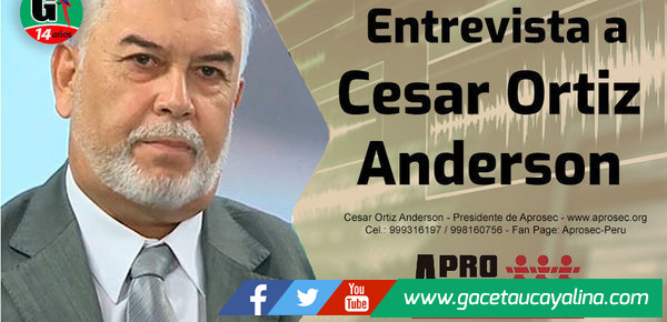 Cesar Ortiz Anderson: "LLegó la hora de elegir el camino correcto para el país"
