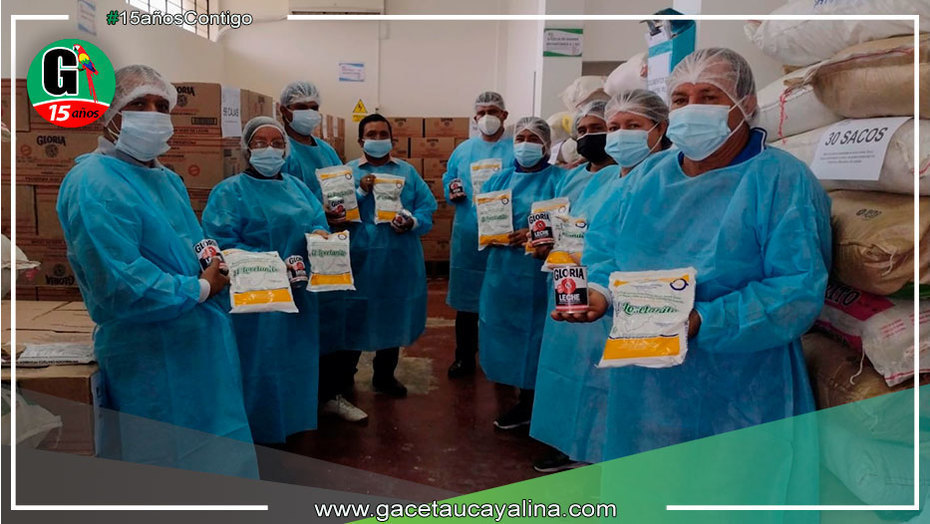 Programa del Vaso de Leche de Yarinacocha alista productos para próxima entrega