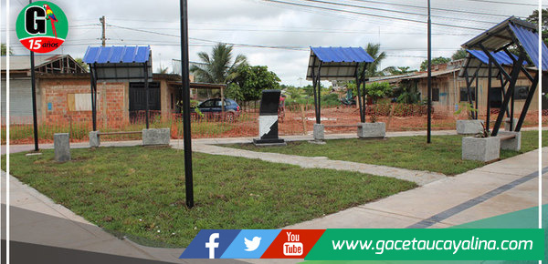 Parque del A.H. Antonio Maya de Brito pronto entrará al servicio del vecindario pucallpino