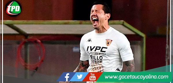 Gianluca Lapadula anotó en la victoria de Benevento sobre Ascoli 