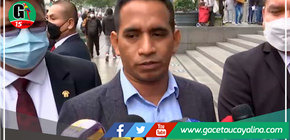 Congresista Elvis Vergara entregó su pasaporte en el Ministerio Público esta mañana