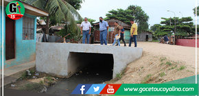 Entregan enripiado de un kilómetro y siete alcantarillas en A.H. Las Flores