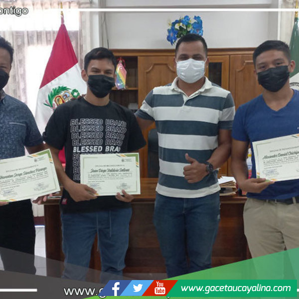 Campeones nacionales son reconocidos por Municipalidad de Yarinacocha