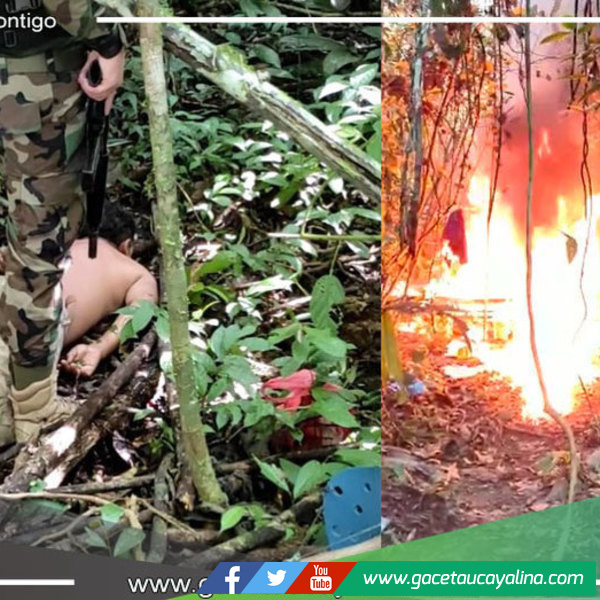 Policía destruye laboratorio de Droga en Puerto Inca - Huánuco