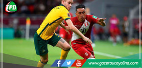 Primer tiempo, Perú y Australia igualan a cero goles 