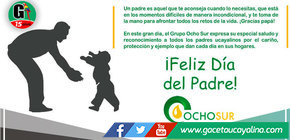 Empresa Ocho Sur Saluda a todos los Padres Ucayalinos