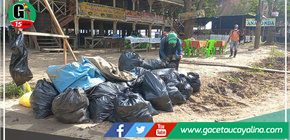 Por las actividades de la Fiesta de San Juan se esta recogiendo dos toneladas de residuos sólidos 