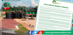 Empresa Ocho Sur hace pública Carta Abierta dirigida a Aidesep