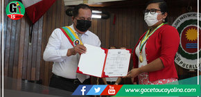 Asume funciones regidora provincial Charline Arista del Águila tras penosa partida de exregidora Brenda Rodríguez Acosta 