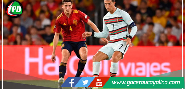 España empató 1-1 contra Portugal en la Nations League