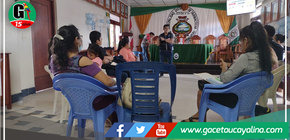 Capacitación a actores sociales de Meta 4 en Yarinacocha