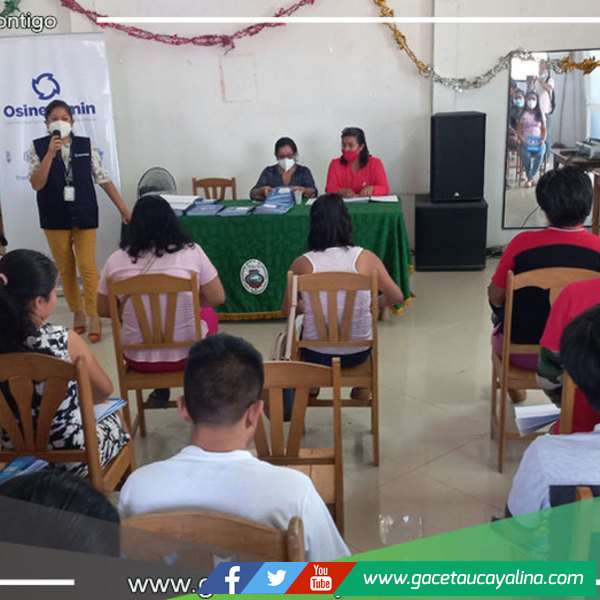 Osinergmin realiza charla a personas con discapacidad visual en Yarinacocha