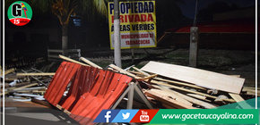 Realizan actos vandálicos en propiedad privada en Yarinacocha