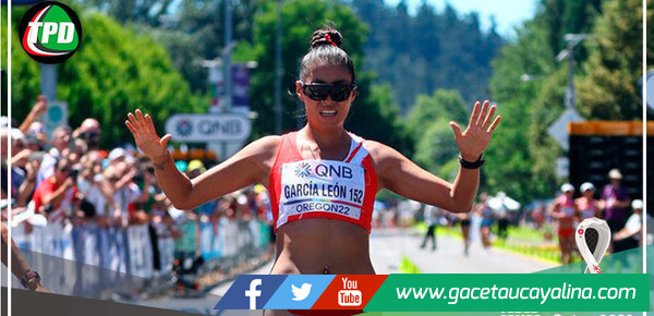 Atleta peruana Kimberly García calificó como un sueño cumplido el doble triunfo conseguido 