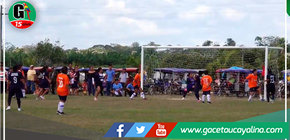 Un domingo de goleadas fue la que se vivió durante la fiesta deportiva de la Copa Ocho Sur 