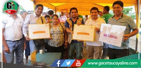 Productores cacaoteros promovidos por Devida participaron en XV Festival Regional en Irazola
