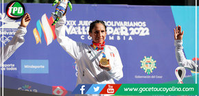 Gladys Tejeda ganó medalla de oro en los Juegos Bolivarianos Valledupar 2022