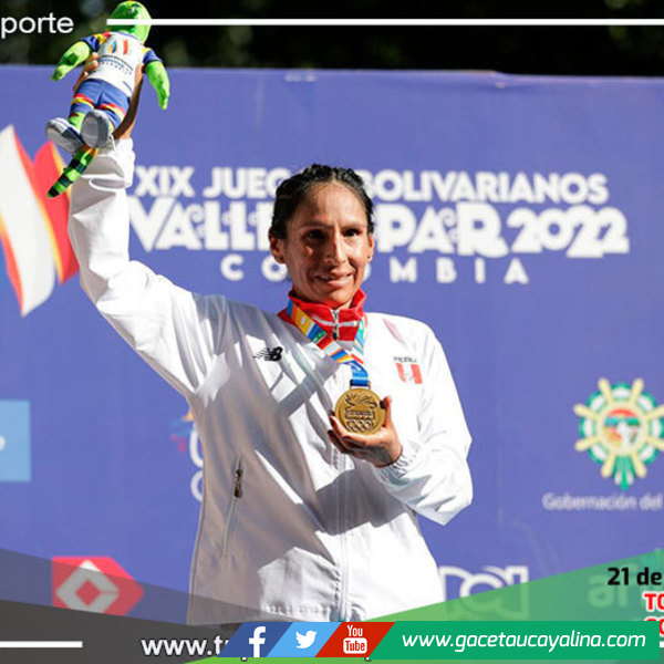 Gladys Tejeda ganó medalla de oro en los Juegos Bolivarianos Valledupar 2022