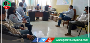 Equipo técnico de Plan Copesco conoce in situ problema de acceso a Boulevar de Yarinacocha