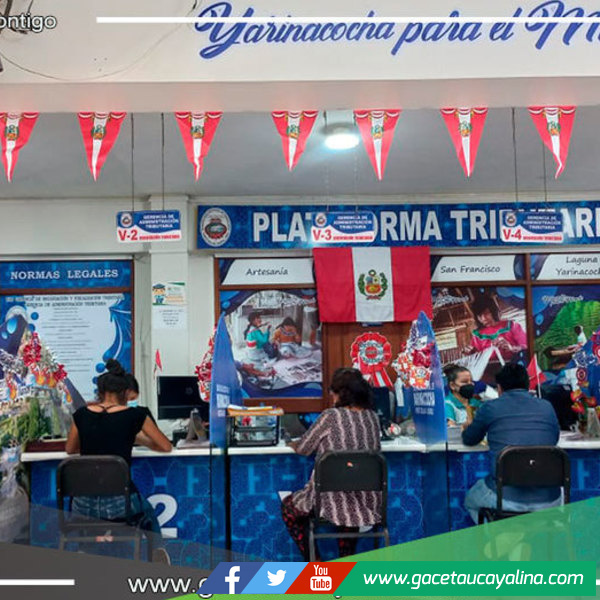 Campaña de beneficios tributarios en la Municipalidad de Yarinacocha
