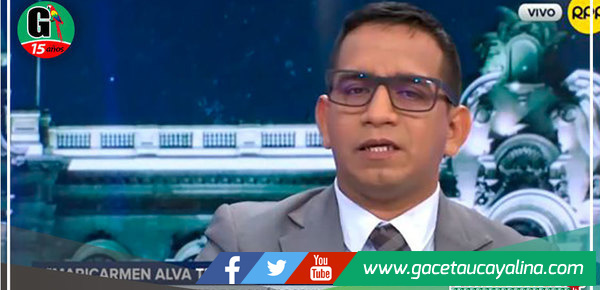 Congresista Elvis vergara dijo que María del Carmen Alva trató de marginar a un sector de la bancada de Acción Popular