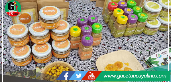 Productor emprendedor ofrece Ají Charapita en Polvo denominado “Uchutero” en la Expo Amazónica 2022