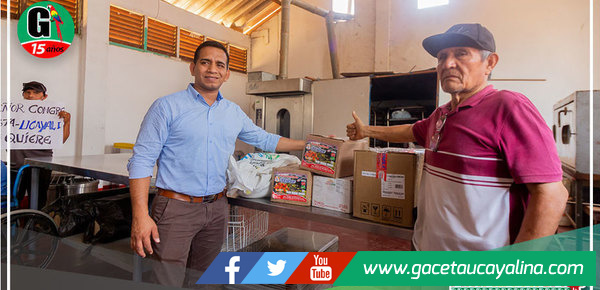 Congresista ucayalino apoya a la Asociación Sakura en Yarinacocha