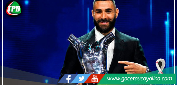 Designan a Karim Benzema como jugador UEFA del año 