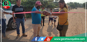 Se inauguró obra de alcantarillado pluvial y afirmado de calles en el A.H. Los Yines