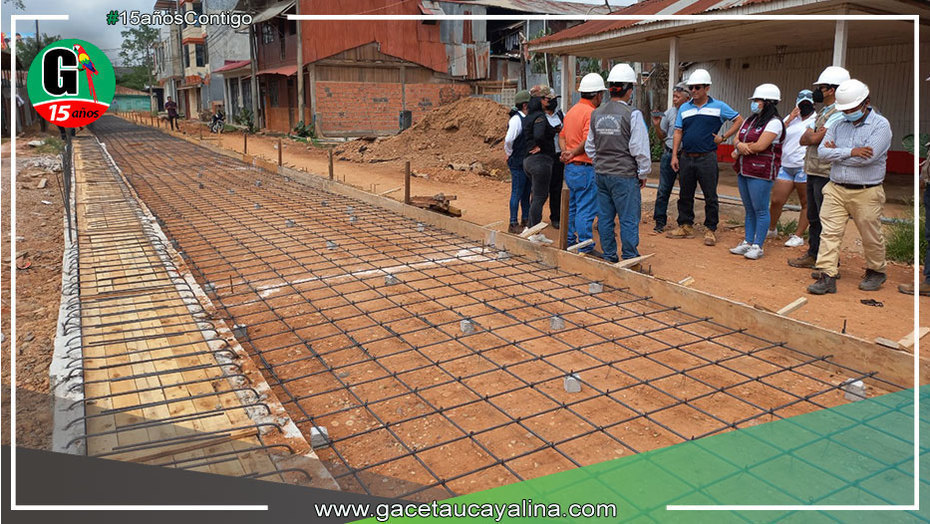 Autoridades inspeccionaron obras en ejecución em Yarinacocha