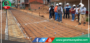 Autoridades inspeccionaron obras en ejecución em Yarinacocha
